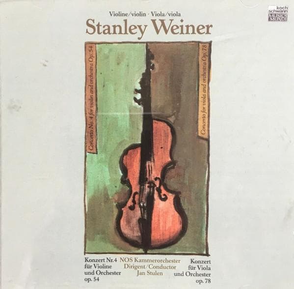 CD NOS R S O - Weiner 311022H1 Koch Schwann Mu 1988 Europe Classical Used