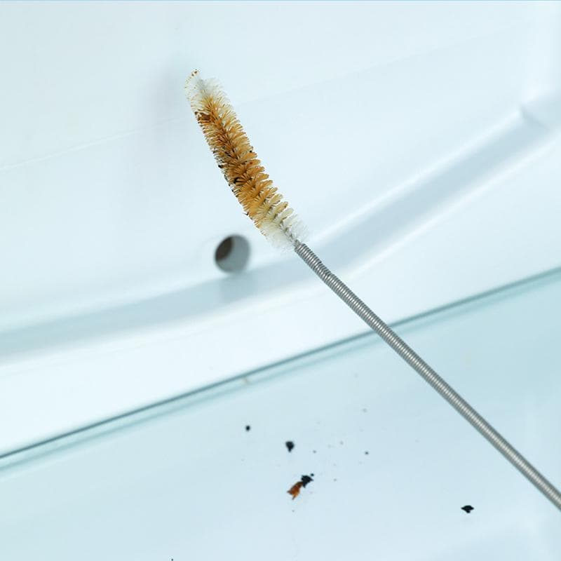 1/1.5M Refrigerator Cleaner Spiral Cleaning Brush Stainless Steel Pipe Cleaning Bendable Tube Washing Home Supplies 1.5m