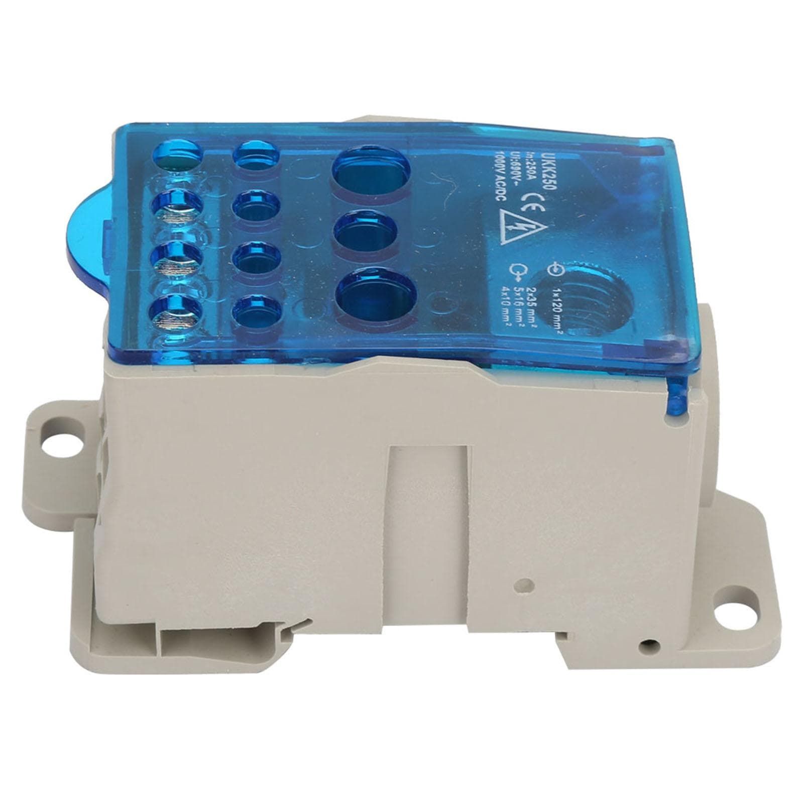 UKK250A Din Rail Terminal Block Distribution Box Universal Power Junction Box