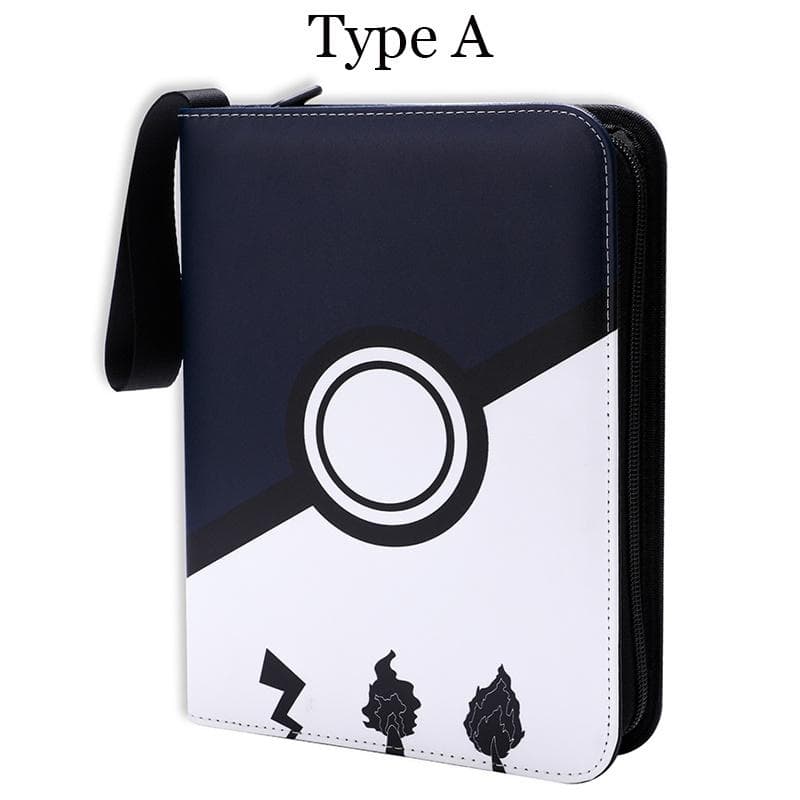 400 Pocket Trading Card Binder Albums Pages Card Book Storage Portable Organizer Case for Pokemon Game Cards A