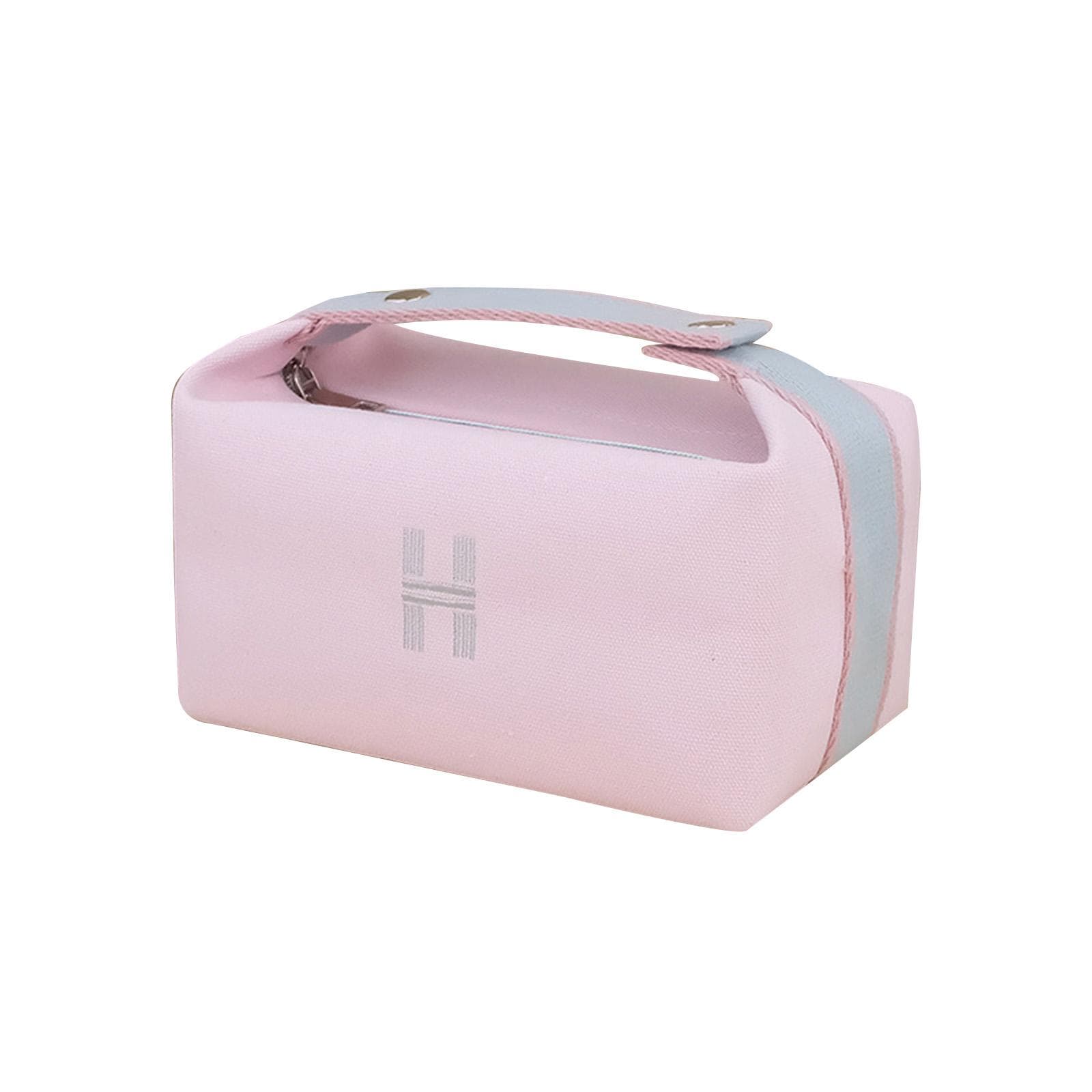 Wash Bag Large Capacity Storage Bag Cosmetic Women Travel Organizer Portable Makeup Bags pink