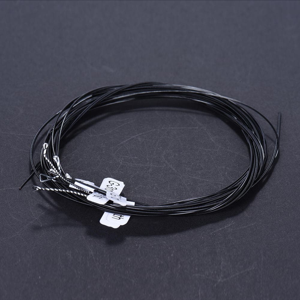 Alice AC136BK-N Black Nylon Classical Guitar Strings 6pcs/set (.028-.043) Normal Tension with One Co