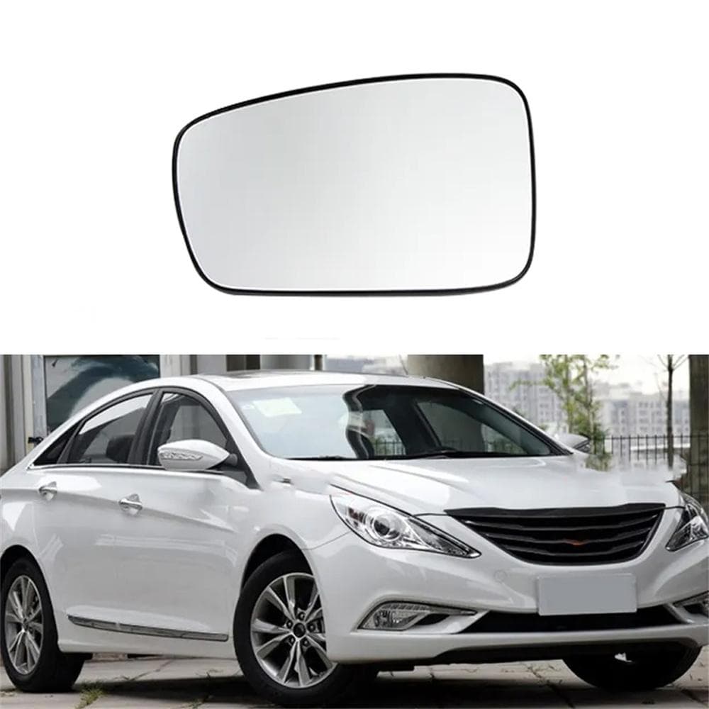 Left Side Mirror Glass Heated w/ Backing For Hyundai Sonata 8th 2011 2012 2013 2014