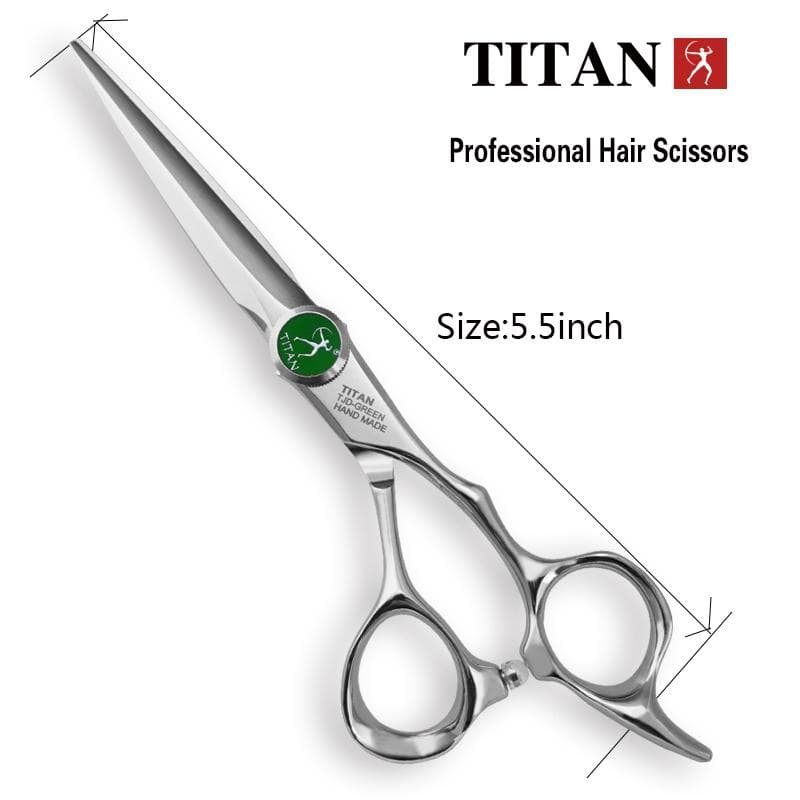 TITAN Hairdressing Scissors Cutting Shear Cut Hair Salon Barber Tool 440C Stainless Steel 5.5,6.0inch 5.5inch