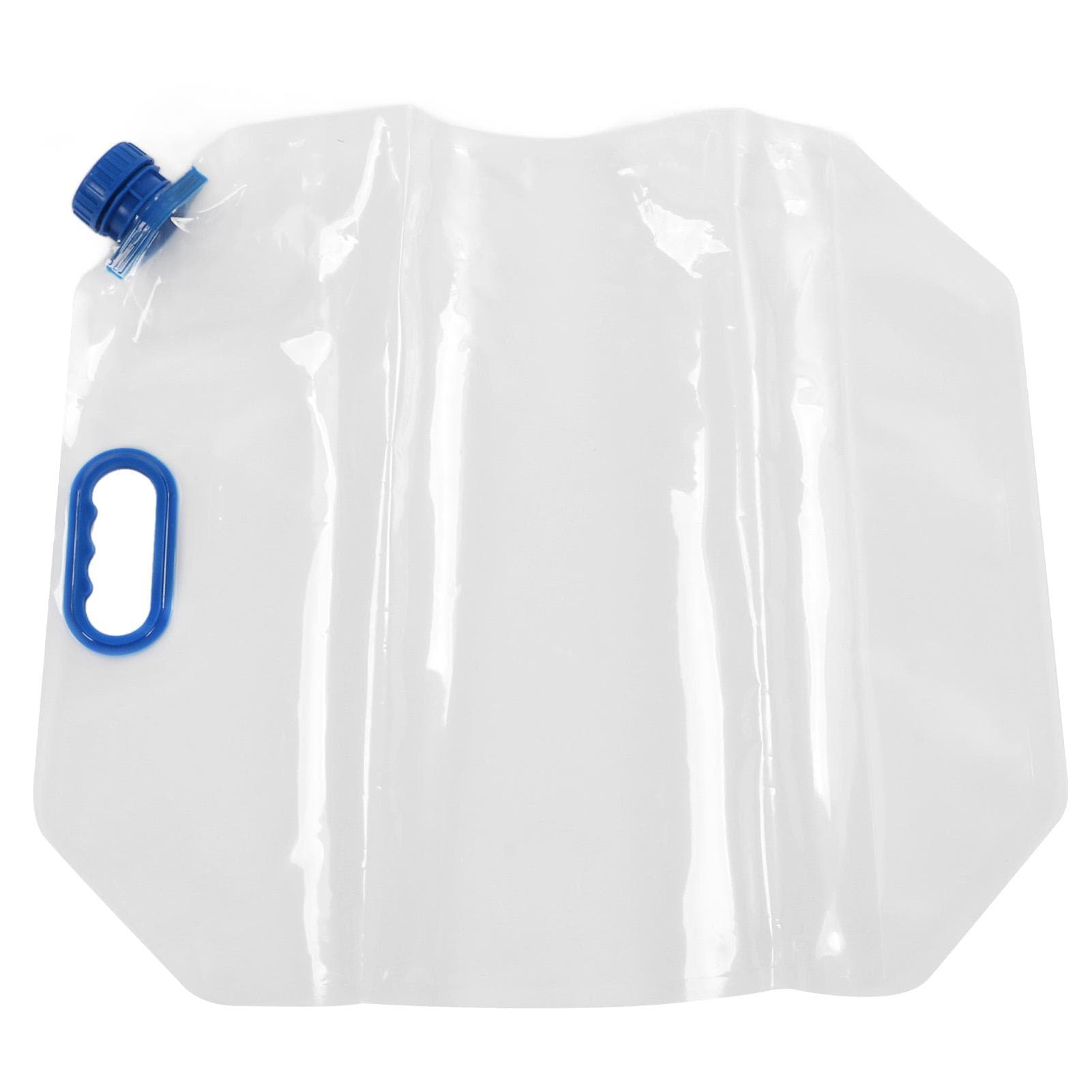 15L Collapsible Water Container Bag Transparent PVC Reusable Freezable Water Container for