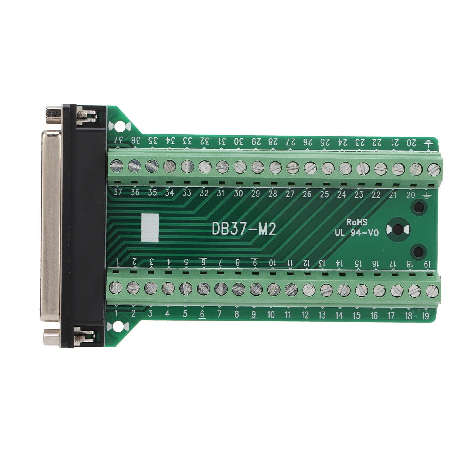 DB37 Breakout Connector Terminal Board Straight PCB Insulated Anti Interference AC300VDB37?M2