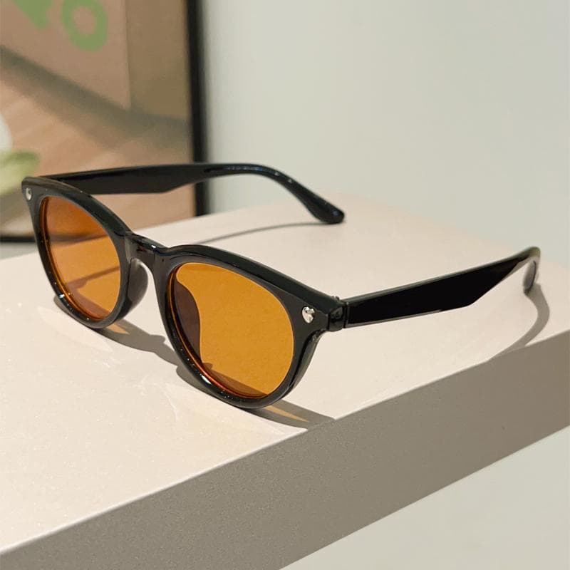 KAMMPT Cat Eye Sunglasses Women Korean Style Gradient Trendy Luxury Brand Design Outdoor Sun Glasses without case
