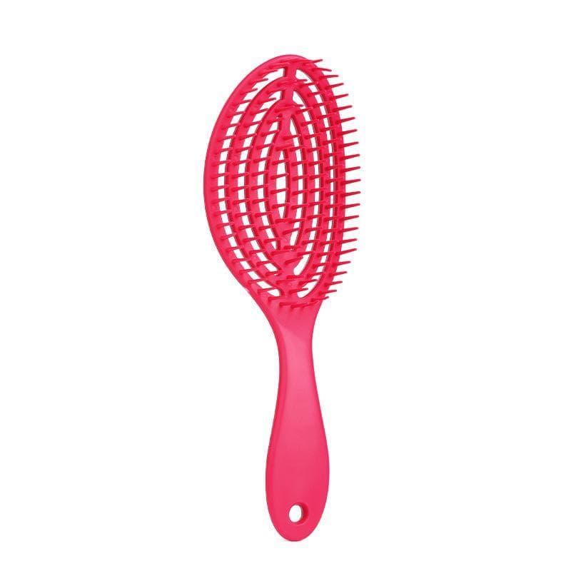 Pink Hair Scalp Massage Combs Hair Brush Anti-static Wet Dry Curly Detangler Hairbrush Salon Hair Styling Tool for Women Men New
