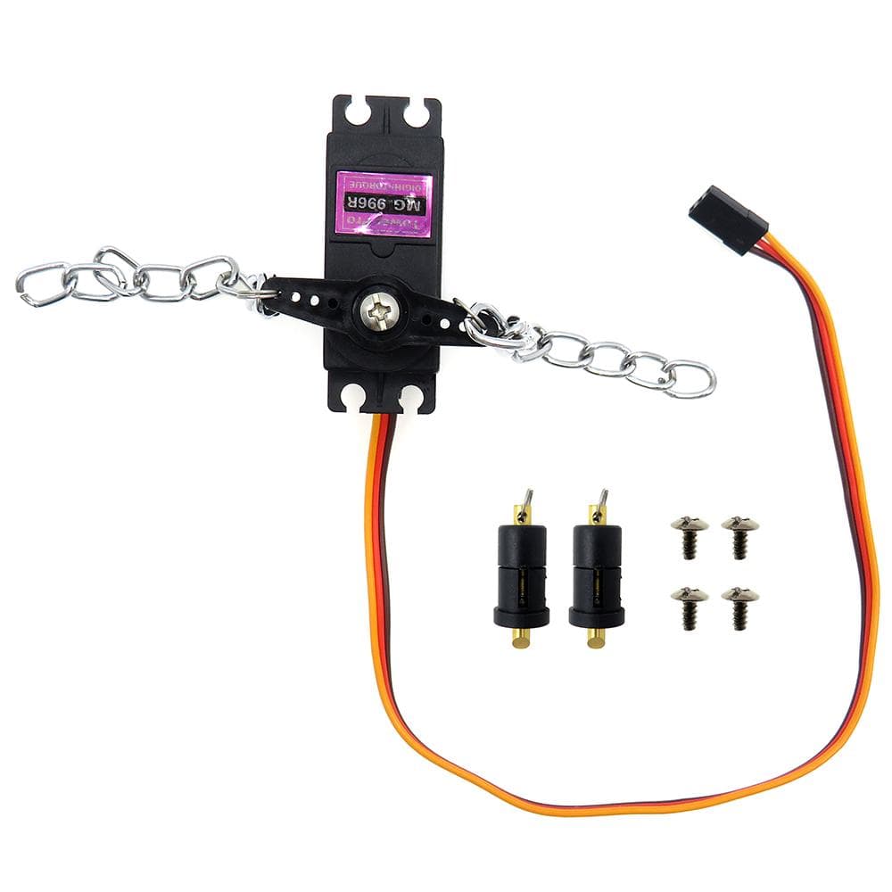 Servo Set for Flytec 2011-5 1.5kg Loading Remote Control Fishing Bait Boat black