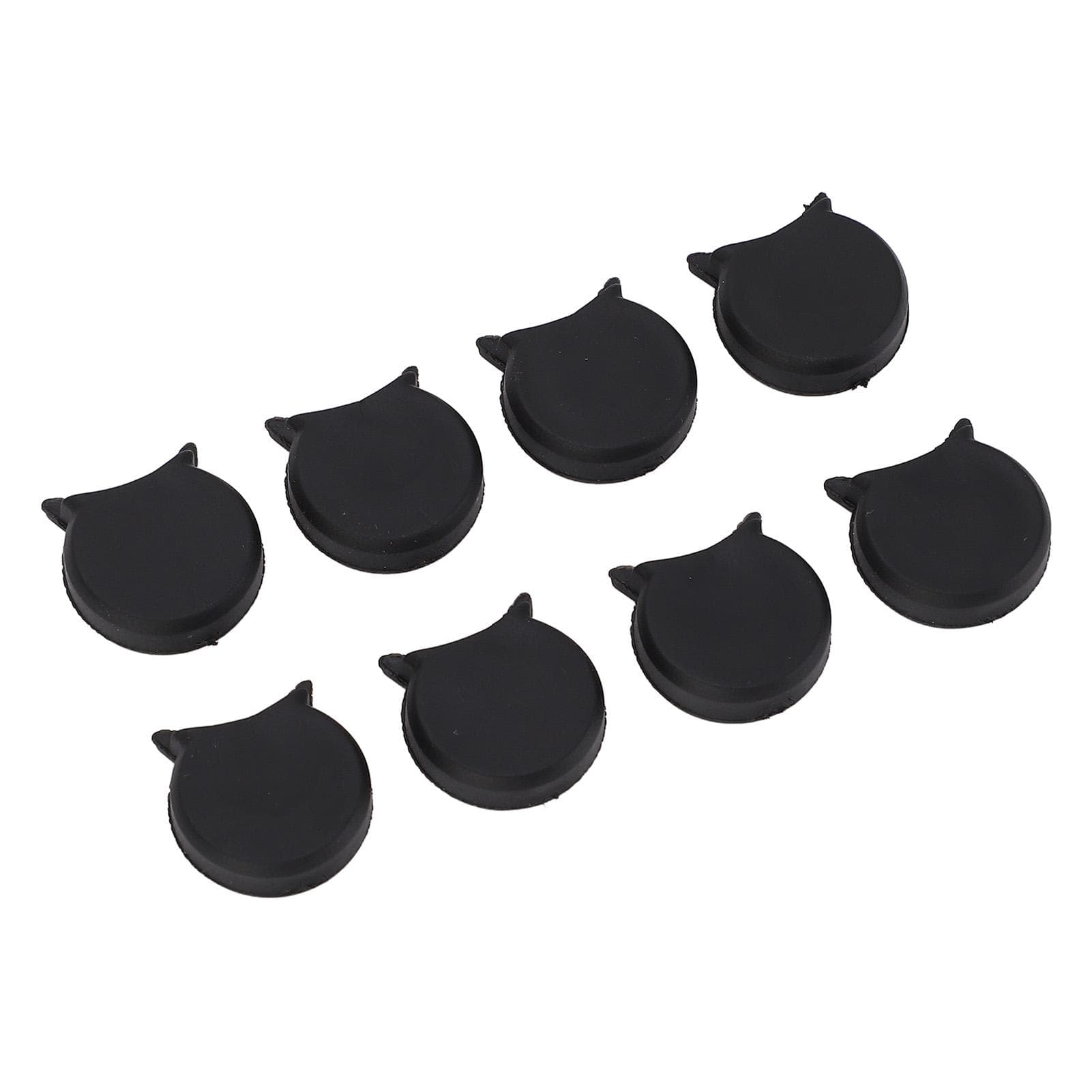 8PCS Clarinet Thumb Rests Round Finger Rest Pads Replacement Silicone Protector Cushion for Musical