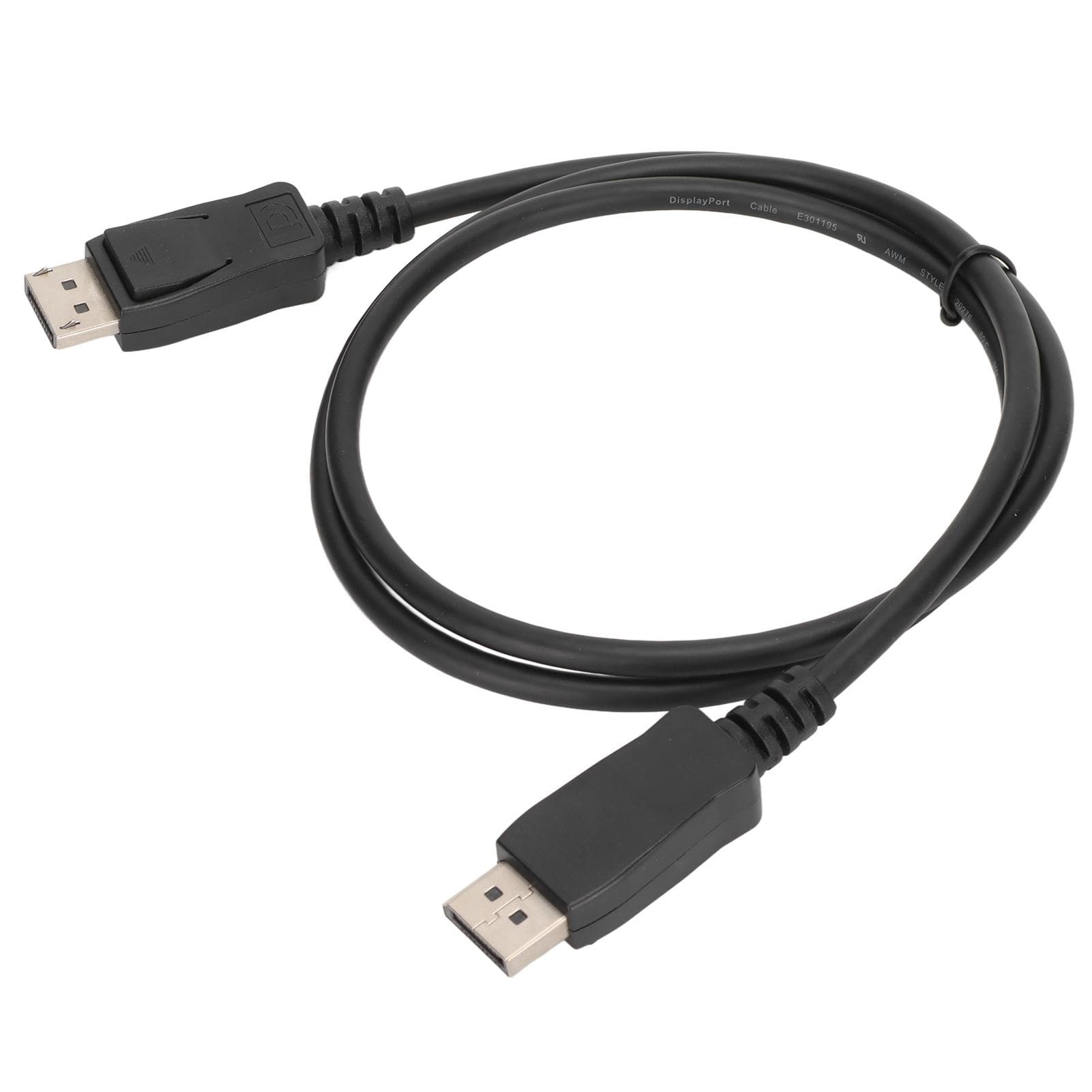 DP Male to DP Male Cable High Speed 32AWG 4K 60Hz HD DisplayPort Cable with Dust Cover1.5m 4.9ft