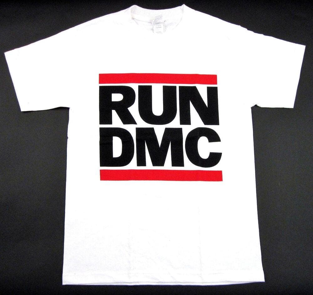 Run Dmc Jam Master Jay Retro Logo Hip Hop Rap Rock White Unisex T-Shirt XXL