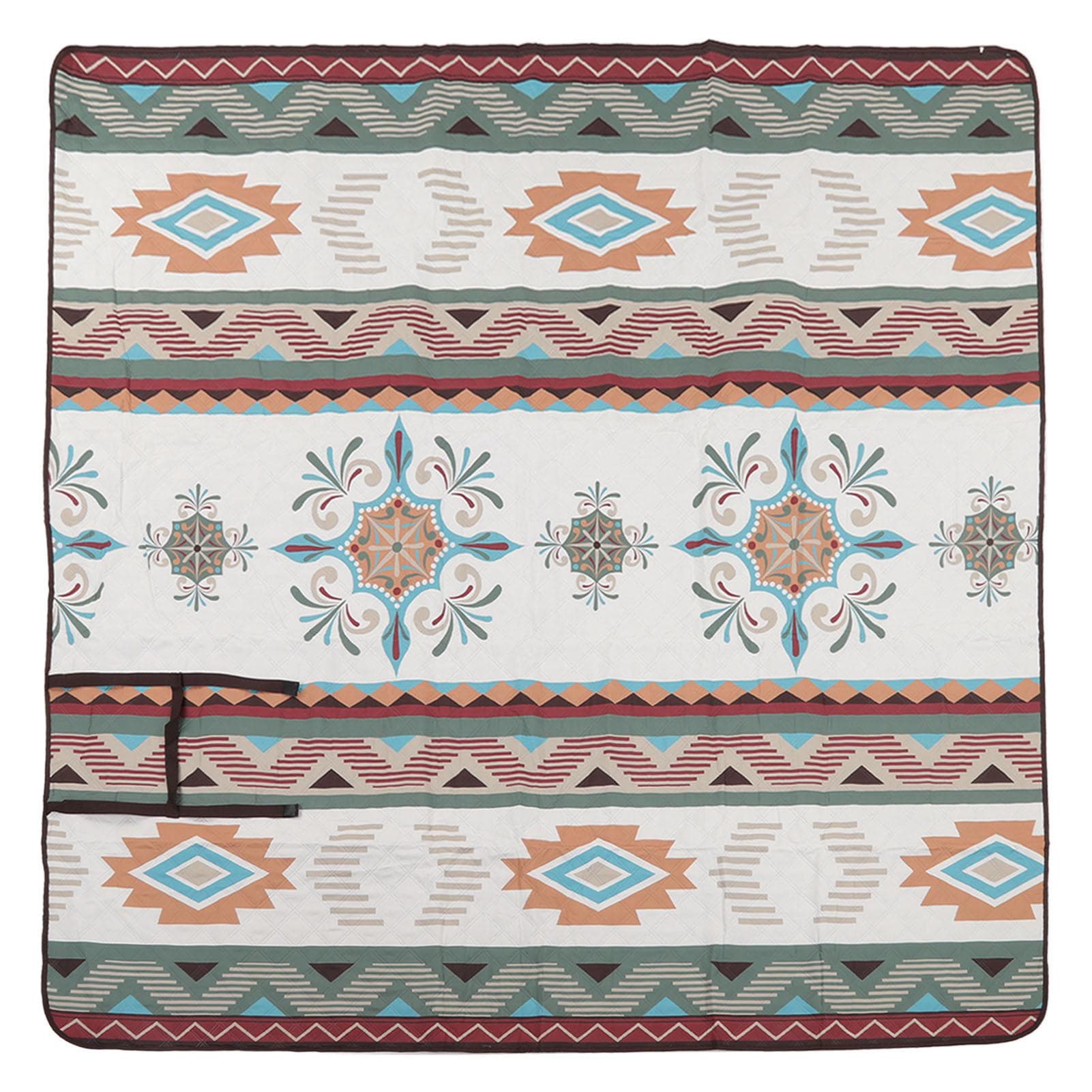 Camping Rug 210D Oxford Cloth Thickened Waterproof Machine Washable Picnic Mat for Outdoor