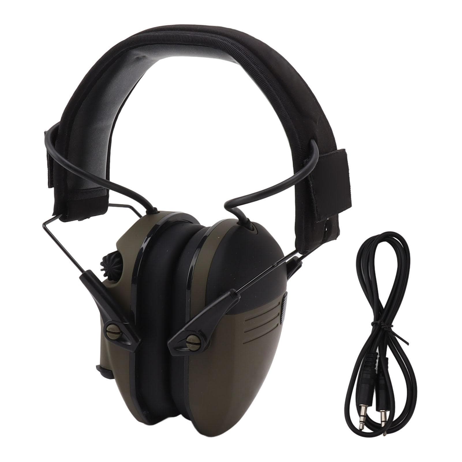 Noise Reduction Electronic Earphones Noise Reduction Foldable ABS Adjustable Headband Safety Ear