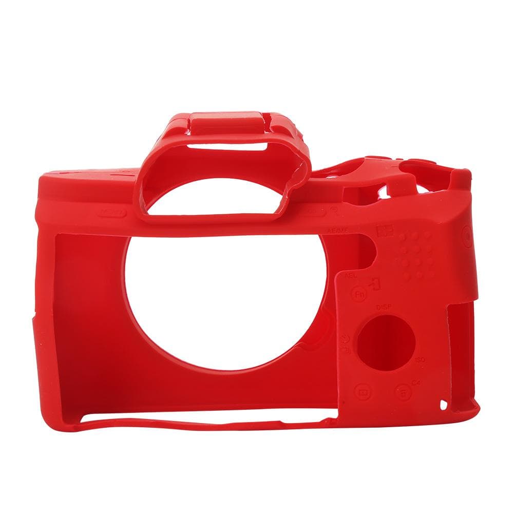 Healthy and Tough Digital Camera Silicone Cover for Sony A72 A7R2  A7S2 Washable ProtectorYellow red