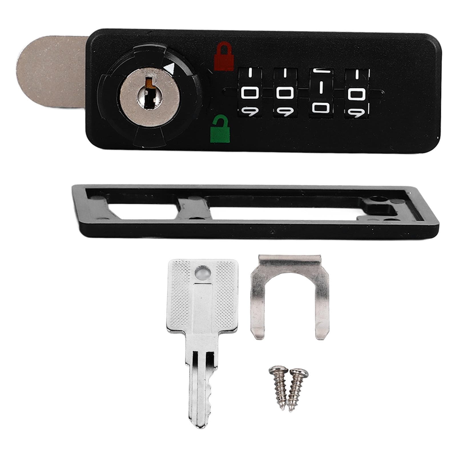 4 Digit Mechanical Dial Combination Lock Password Safety Drawer Shoe File Cabinet Lock
