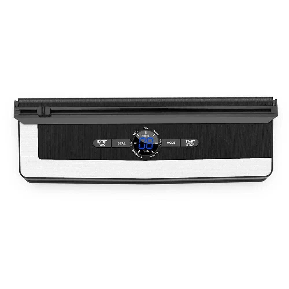 135W Vacuum Sealer Machine for Food Household Vacuum Food Sealing Use With LED display send 5pcs vacuum bag EU + 5 grain pockets black