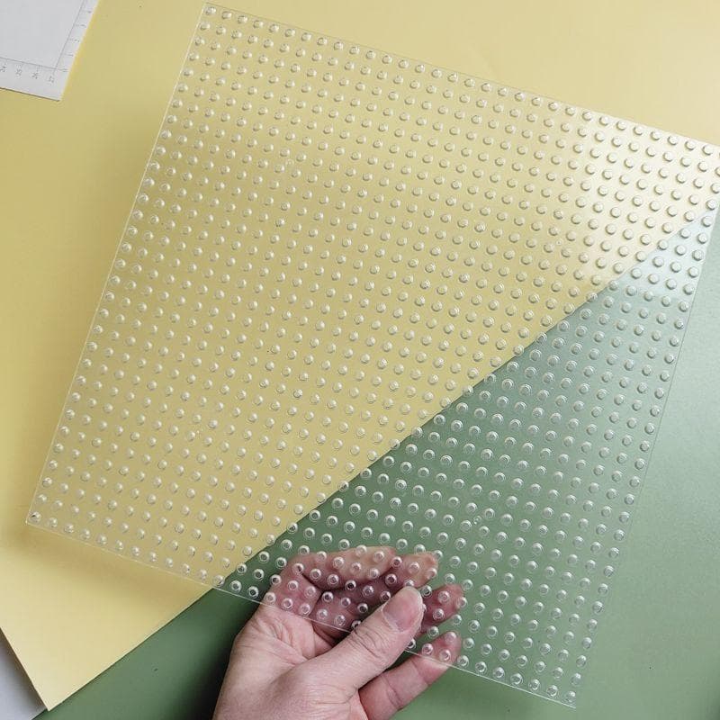 32*32 Dots BasePlates Transparent Small Particle Building Block Plate Single Side DIY Bricks ABS Plastic Assembly Plate Child Toy
