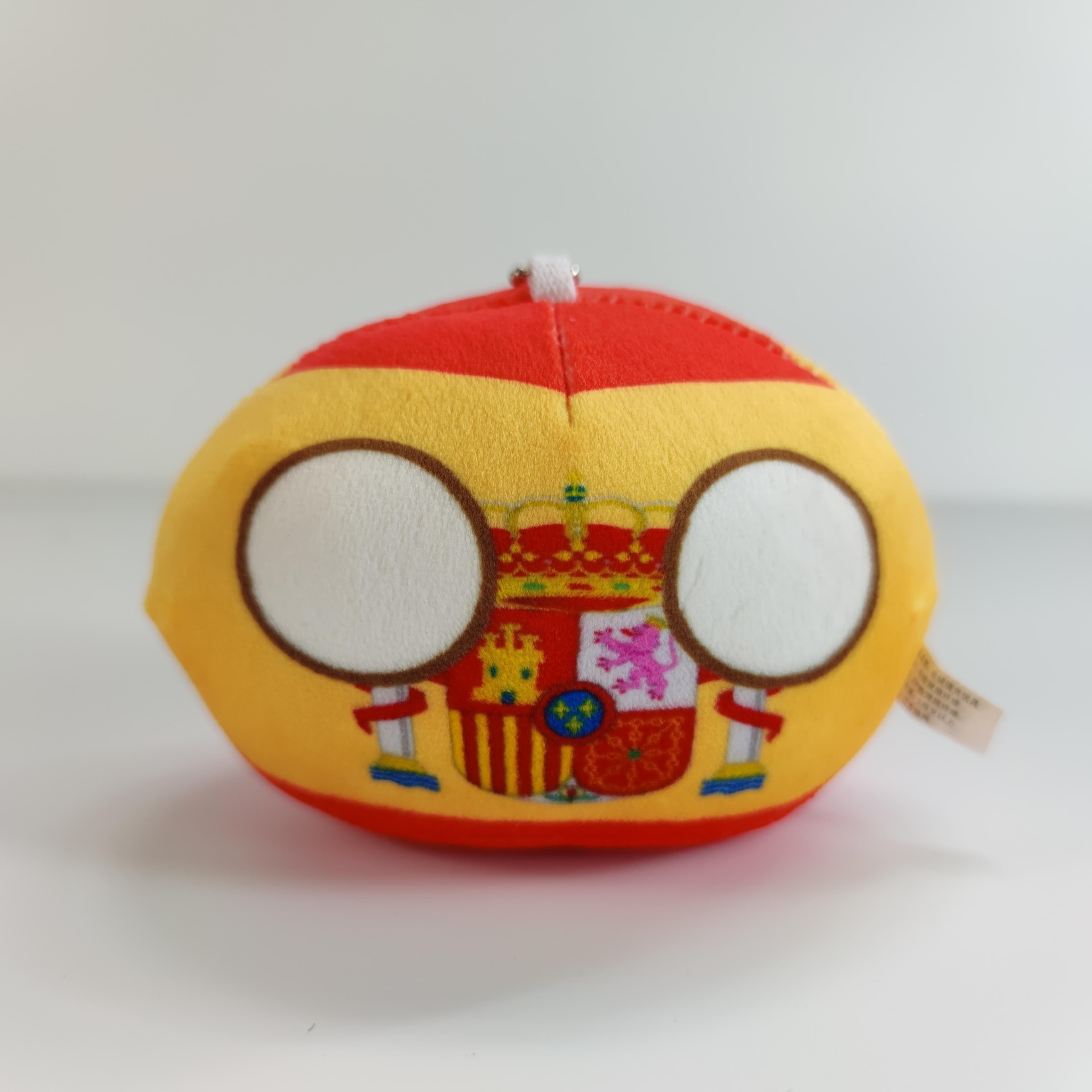 10cm Polandball Mini Plush Toy Kazakhstan Israel Palestine Iraq Egypt Countryball Anime Peripheral Gifts Spain