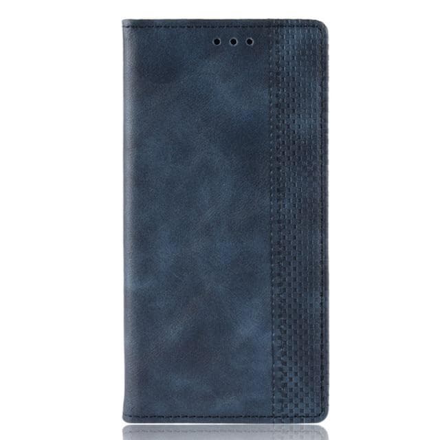 for Motorola Moto G9 Play Case Magnetic Flip Book Leather Case Card Slot Wallet Bracket Cover for Moto G9 Plus G 5G Plus One Fusion Phone Bag for One Fusion Plus dark blue