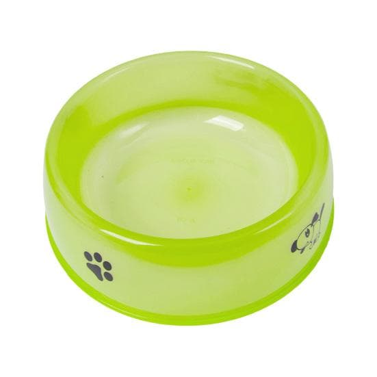 Lightweight Pet Food Bowl Sturdy Construction Safe Kitten Dogs Water Feeding L light green