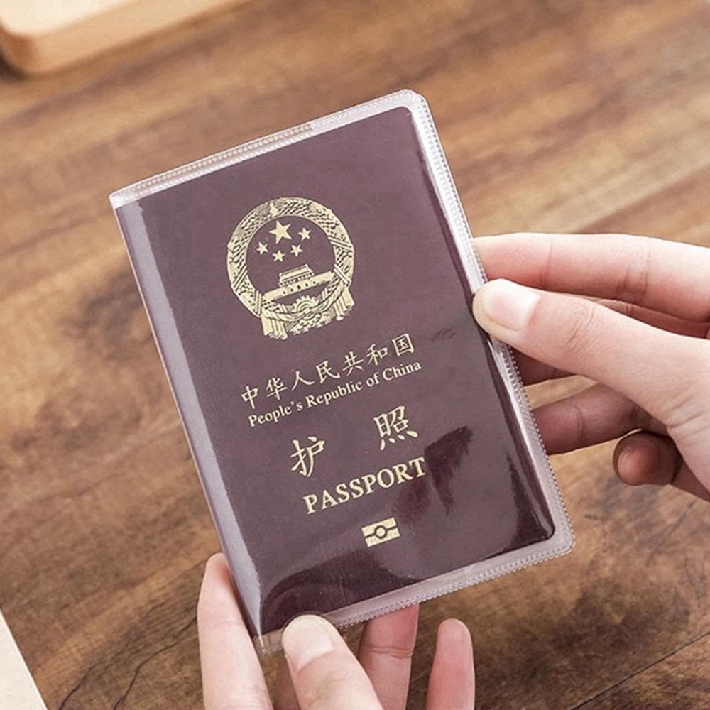 Silicone Transparent Waterproof Dirt ID Card Holders Passport Business Credit Bank Cover No card