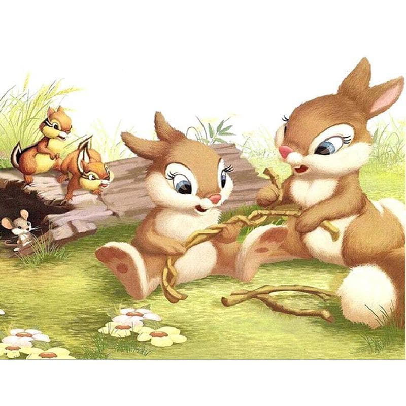 Diamond Painting Cross Stitch The Squirrel Diy Diamond Embroidery Craft Painting Gift Animal 20X30CM
