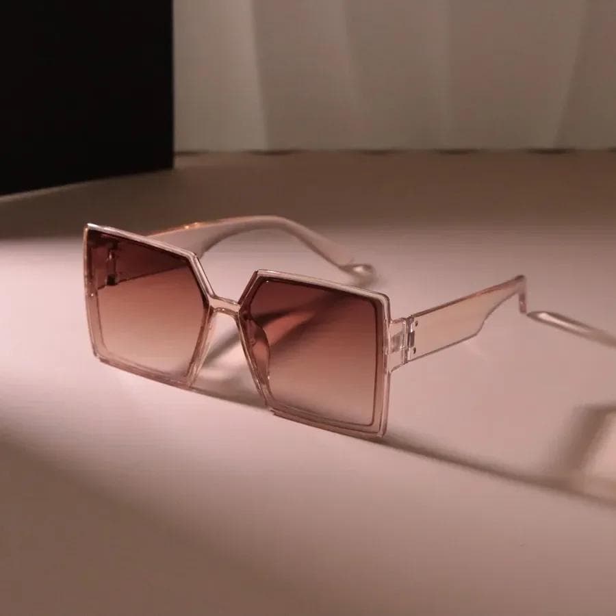 Square Sunglasses Women Men Classic Vintage Fashion Personality Glasses Stylish Casual Minimalist Oculos UV Protection Other