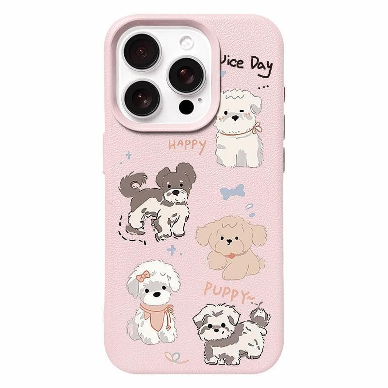 Cartoon Dog Suitable for Apple 16PROMAX Mobile Phone Case IPhone 14 Cute 13/12 Silicone Soft Shell 15 Apple XS