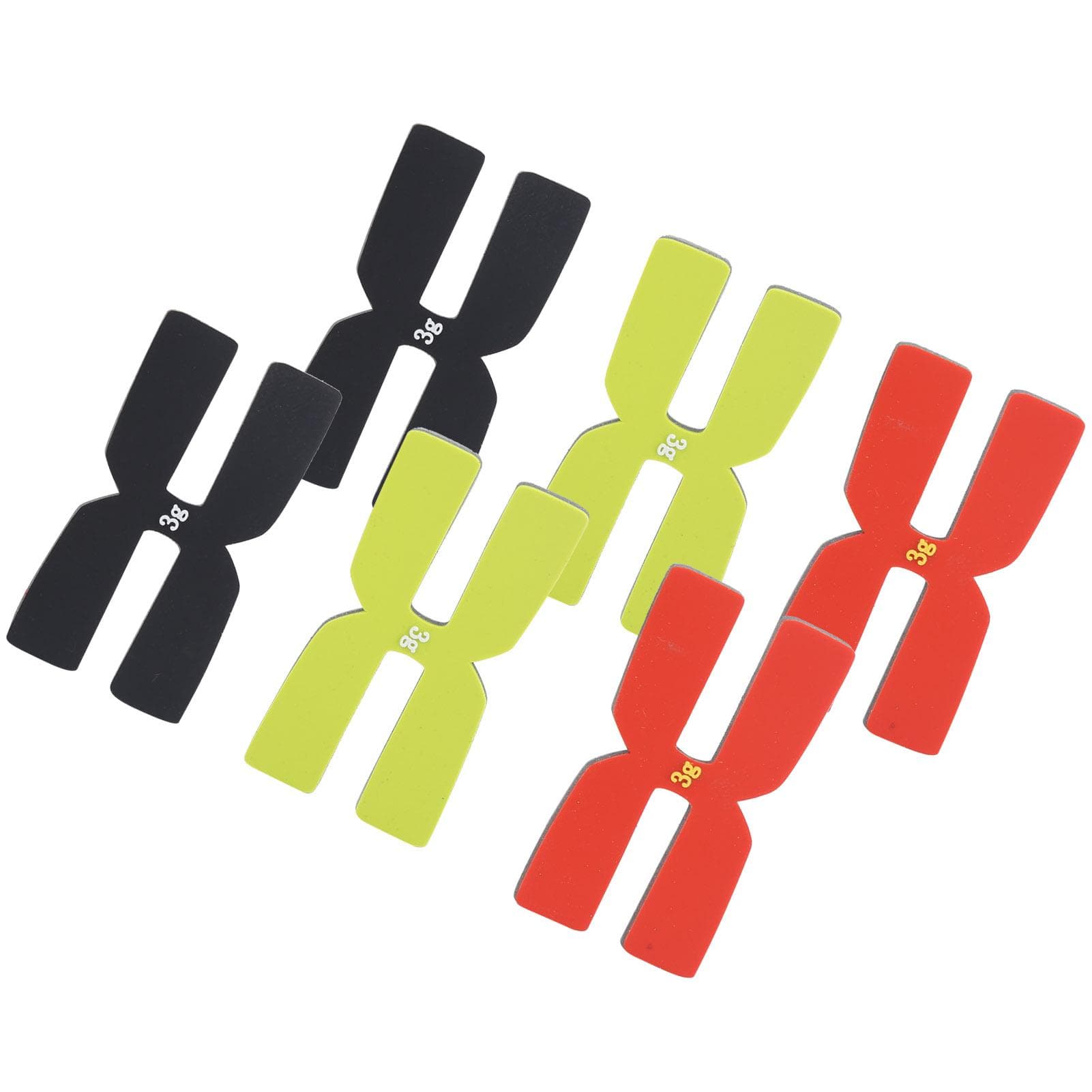 6PCS Badminton Balance Piece H Type Silicone Racket Head Weighting Film Badminton Accessory