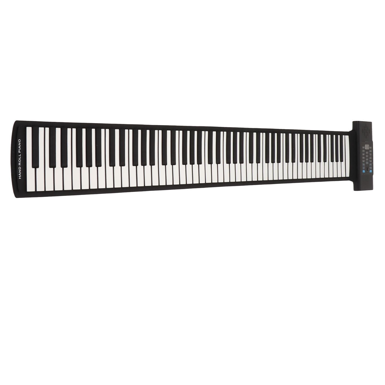 Roll Up Piano 88 Keys Bluetooth MIDI Function Touch Sensitive Portable Electric Roll Up Piano for US Plug