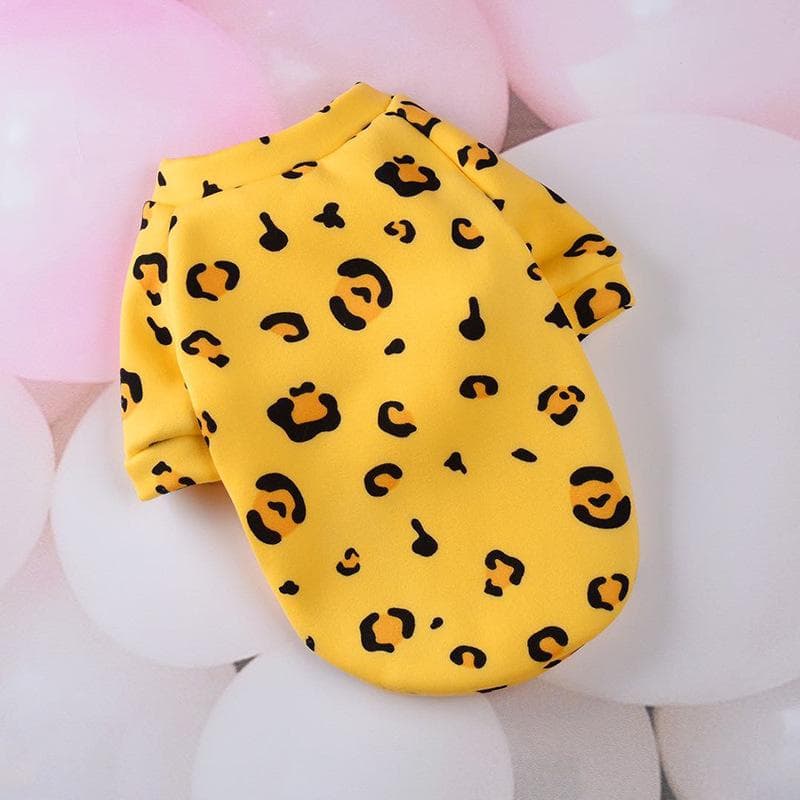 Cute Pet Clothes Costume Animal Printed Dog Coat Cotton Soft Pullover Jacket Sweatshirt Cat Sweater Pets Clothing Outfit S