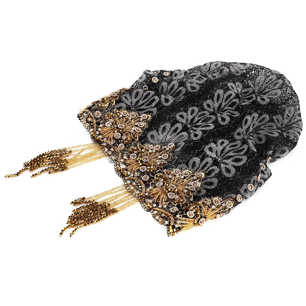 Delicate Muslim Women Turban Beanie Hat Hot Drilling Lace Headwraps Wonderful Gift