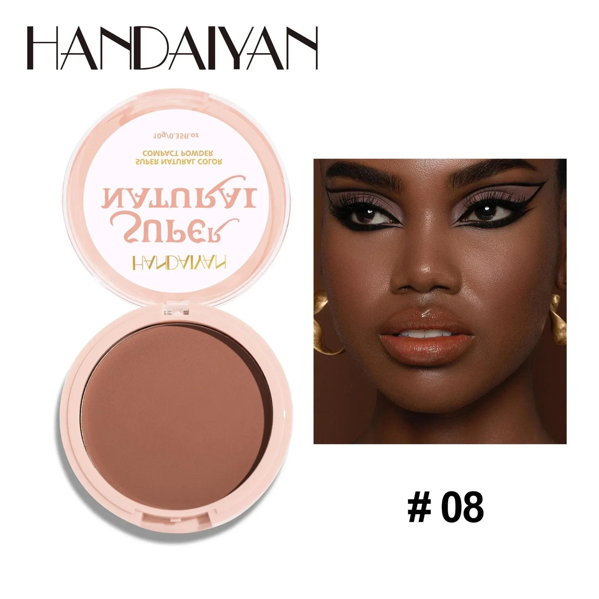 8 Colors Loose Powder Oil Control Waterproof Mineral Powder Cosmetics Long Lasting Makeup Powder Compact Powder