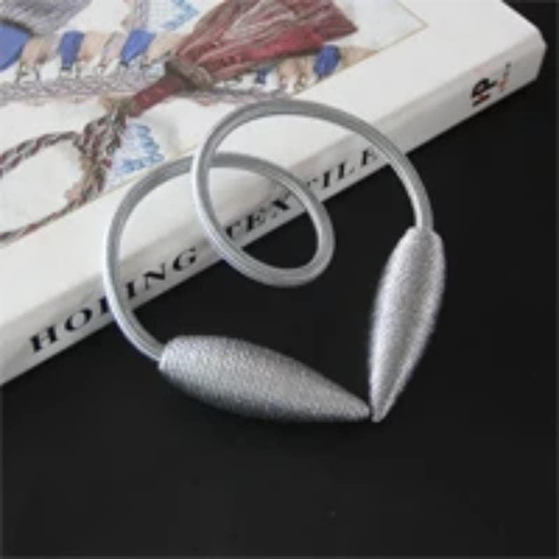 1PC Arbitrary Shape Curtain Tiebacks Home Decoration Accessories Curtains Tieback for Room Holder Clamp Decor Adjustable Clamps silver
