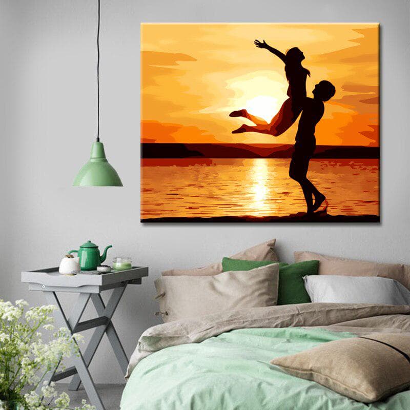Diamond Painting Cross Stitch Home Decor Violinist Diamond Embroidery 20X30CM