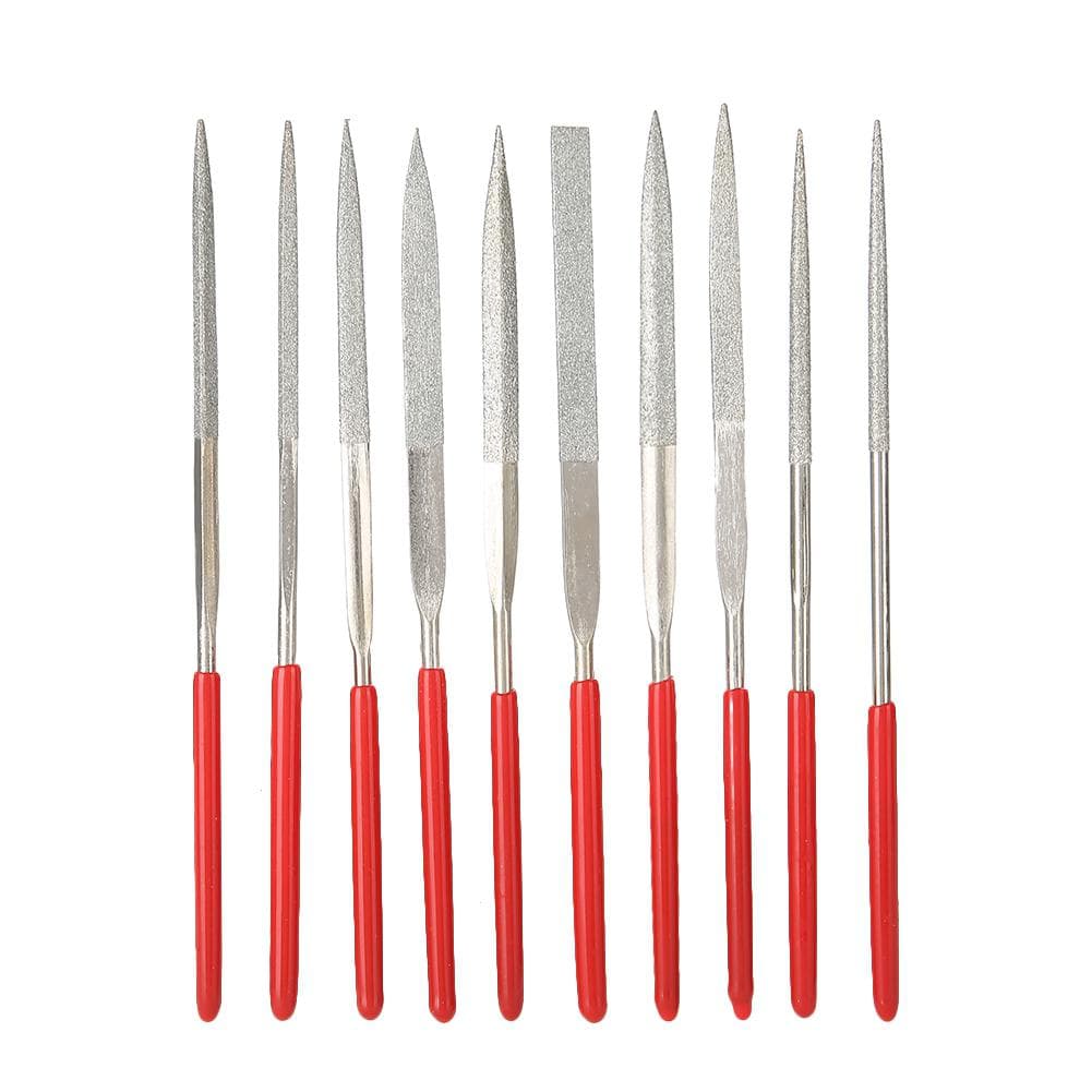 10pcs Steel Filing Tool Woodworking DIY Handcraft Wood Rasp Files Needle Mini File Set