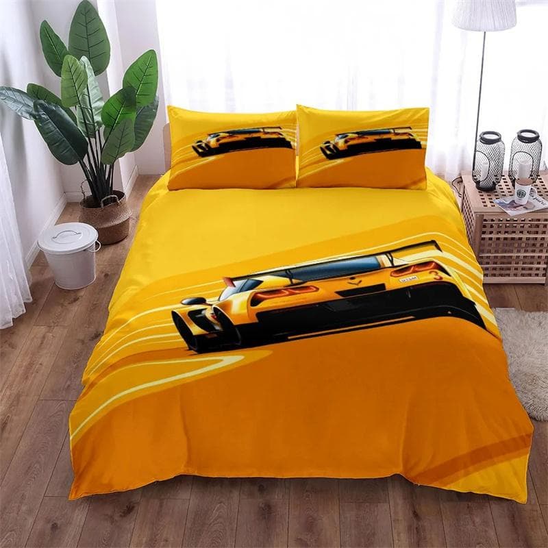 Gt3 Rally Duvet Cover Set King Queen Double Full Twin Single Size Bed Linen Set 245x210cm 3pcs