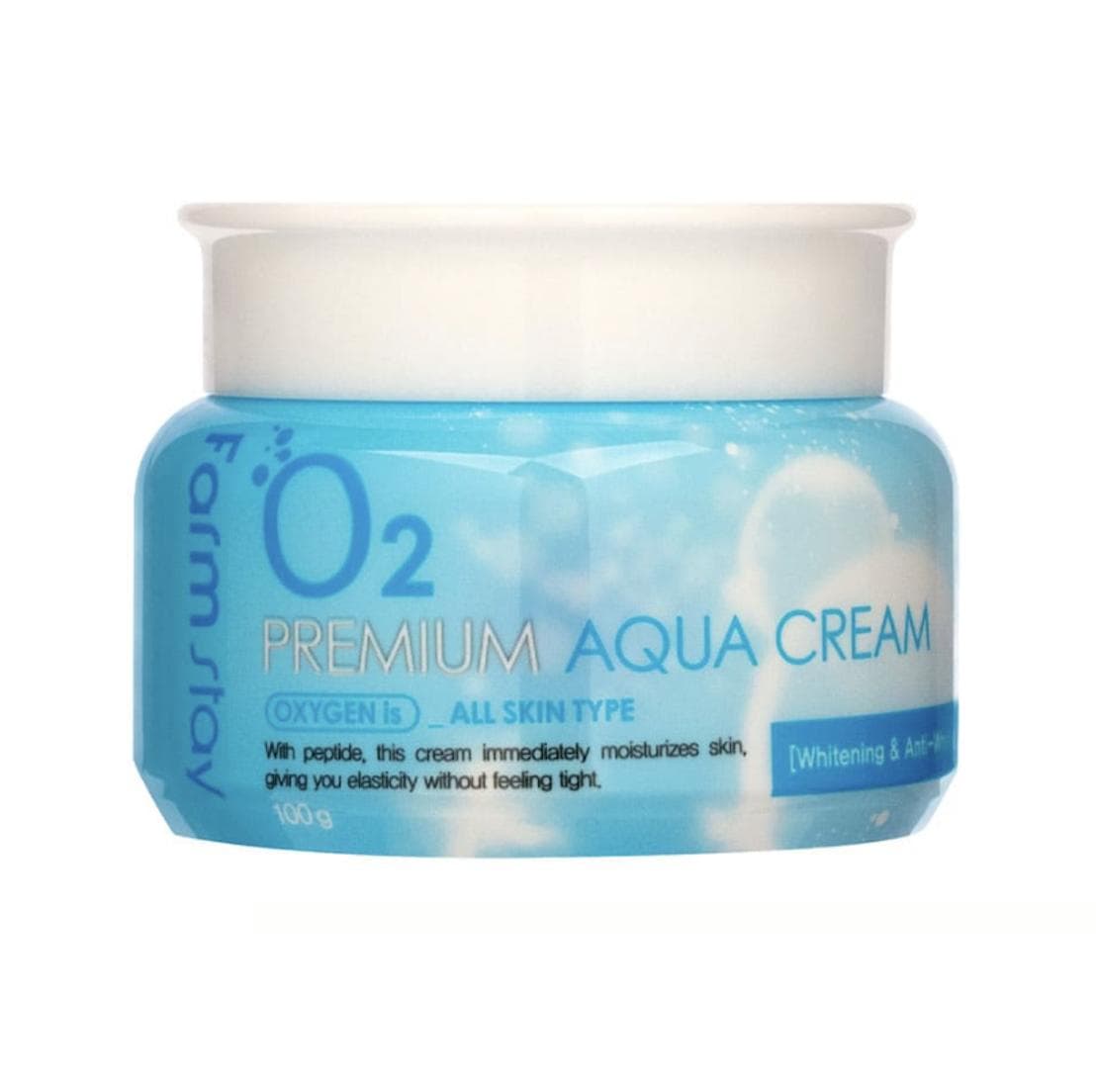 FARM STAY O2 Premium Aqua Cream 100g (3 Options) 1pcs