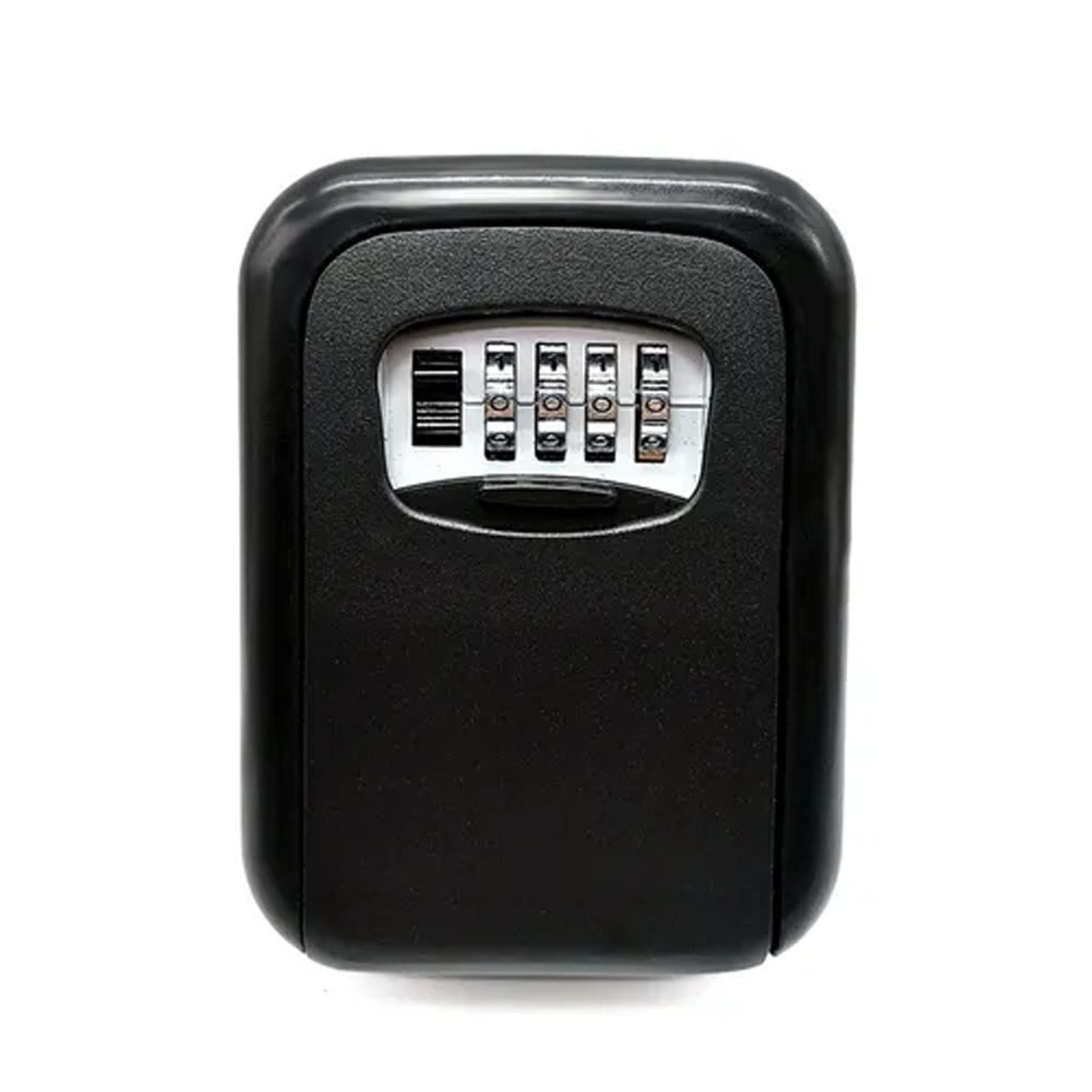 Key Storage Lock Box 4-Digit Combination Lock Box Wall Mounted Lock Box Key Safe Box Security Key Black