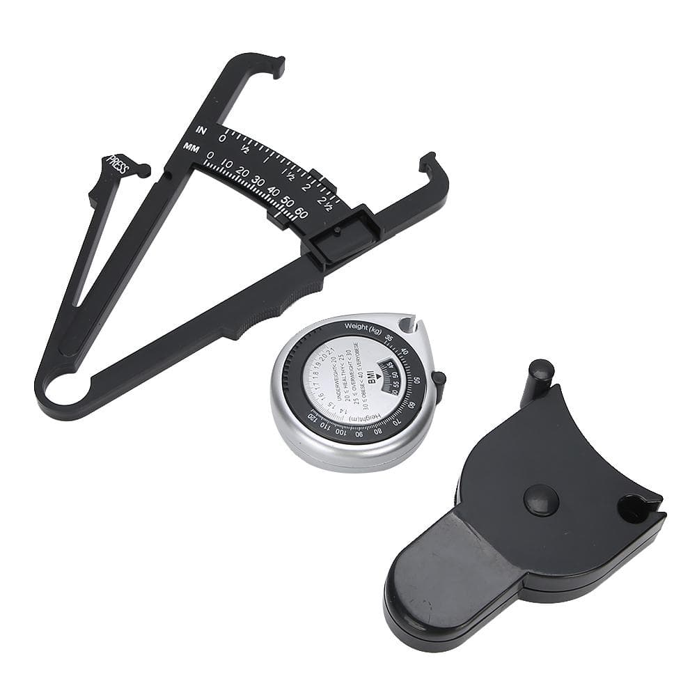 Body Fat Tester Retractable Waist Measuring Tape BMI Measuring Tool Weight Loss Caliper