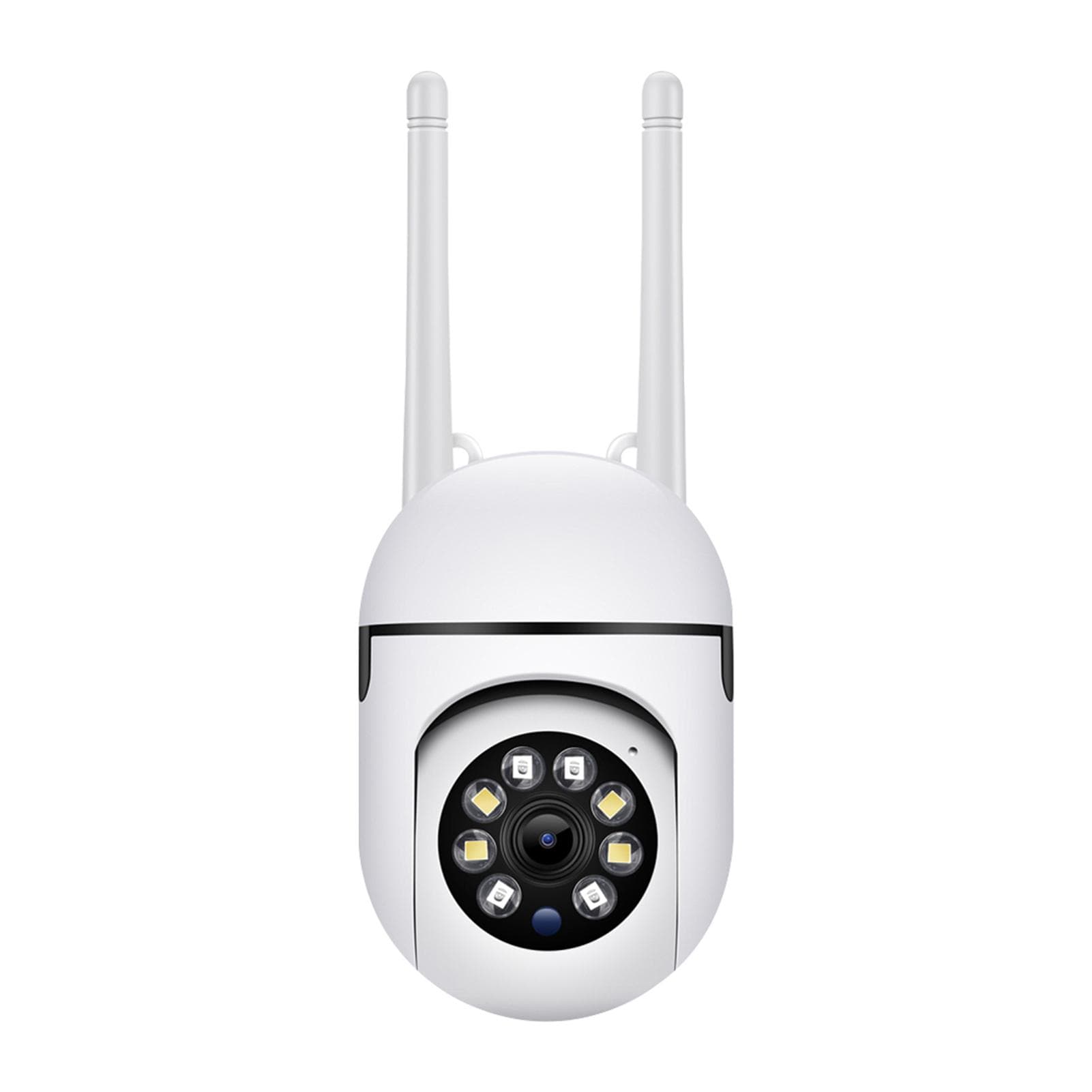 Smart Security Camera 1080p HD Home Camera with Night Vision Motion Detection Tilt 350degrees for Baby cool white