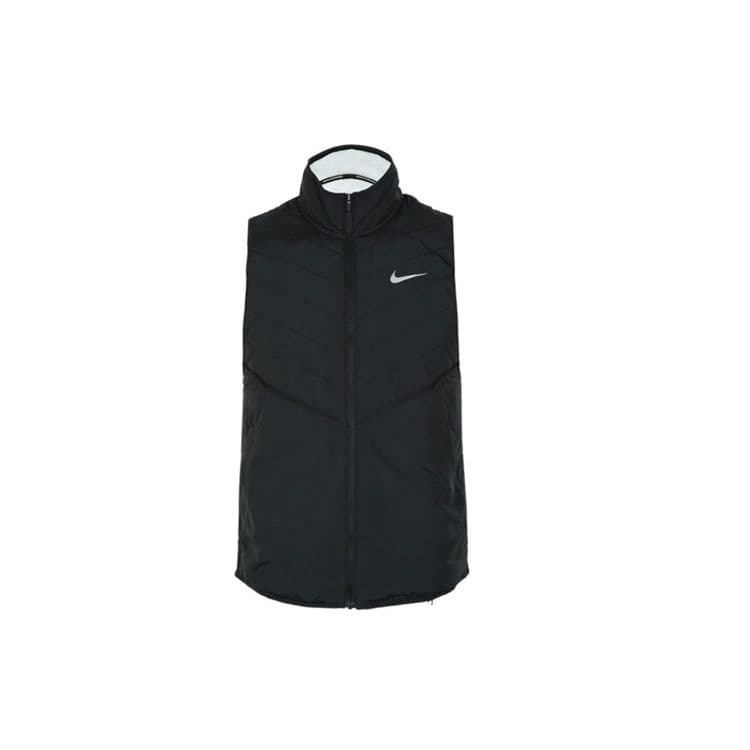 Nike Therma-Fit Running Vest: Warmth, Water Resistance, Breathability Men Tops Black DD5648-010 XXL