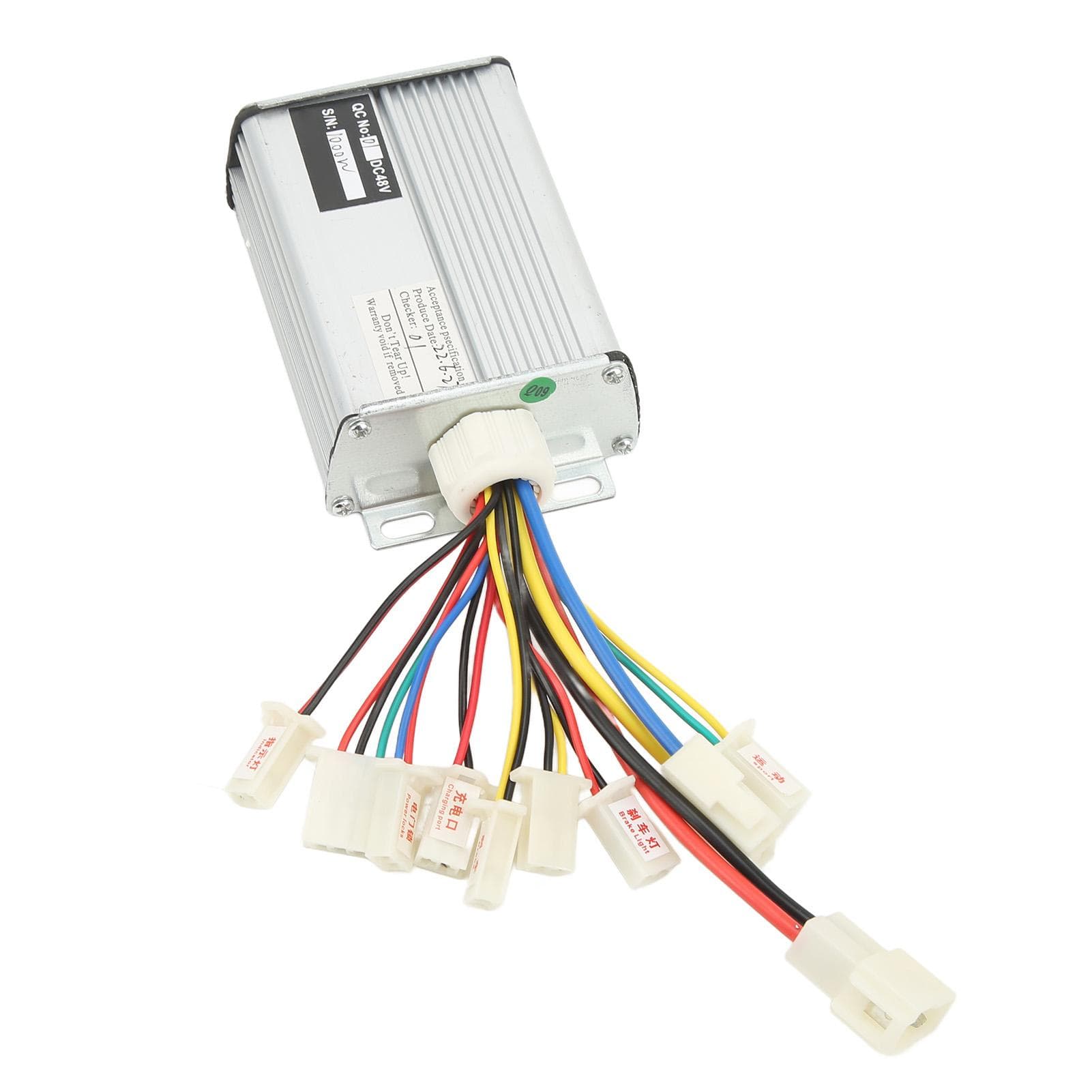 48V 1000W Controller with Wire Harness Brush Motor Control Box for Electric Scooter Bike