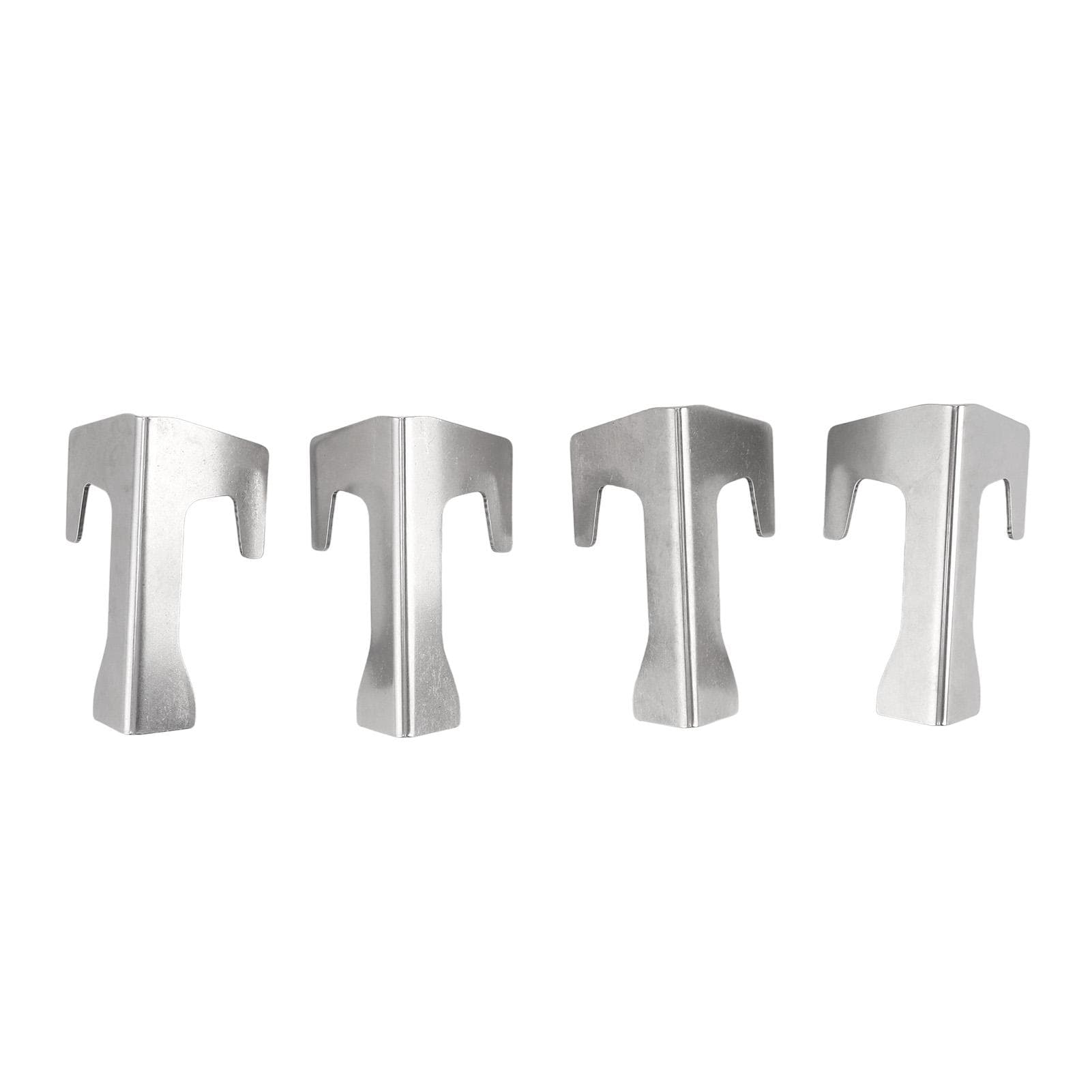 4 PCS Grill Heat Plate Spacers Easy To Install Rustproof Universal Stainless Steel Grill Flame