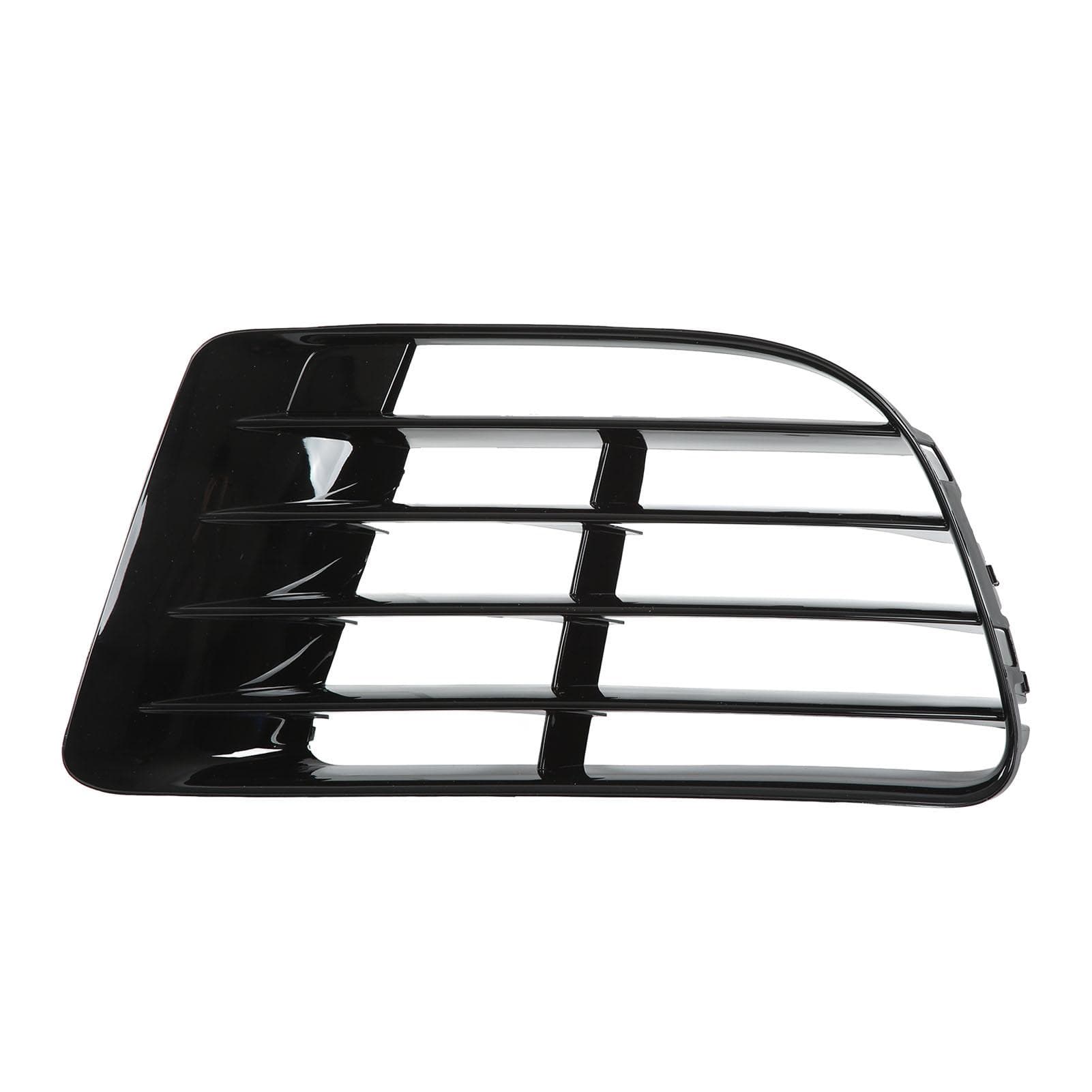 Glossy Black Left Front Bumper Fog Light Grille 5K0853665E Car Exterior Accessory Replacement for