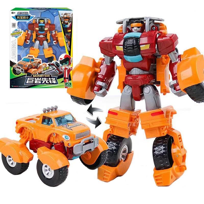 19CM Type Tobot GD Justice V Transforming Robot to Car Toy Korea Cartoon Brothers Anime Tobot Transformation Car Toys