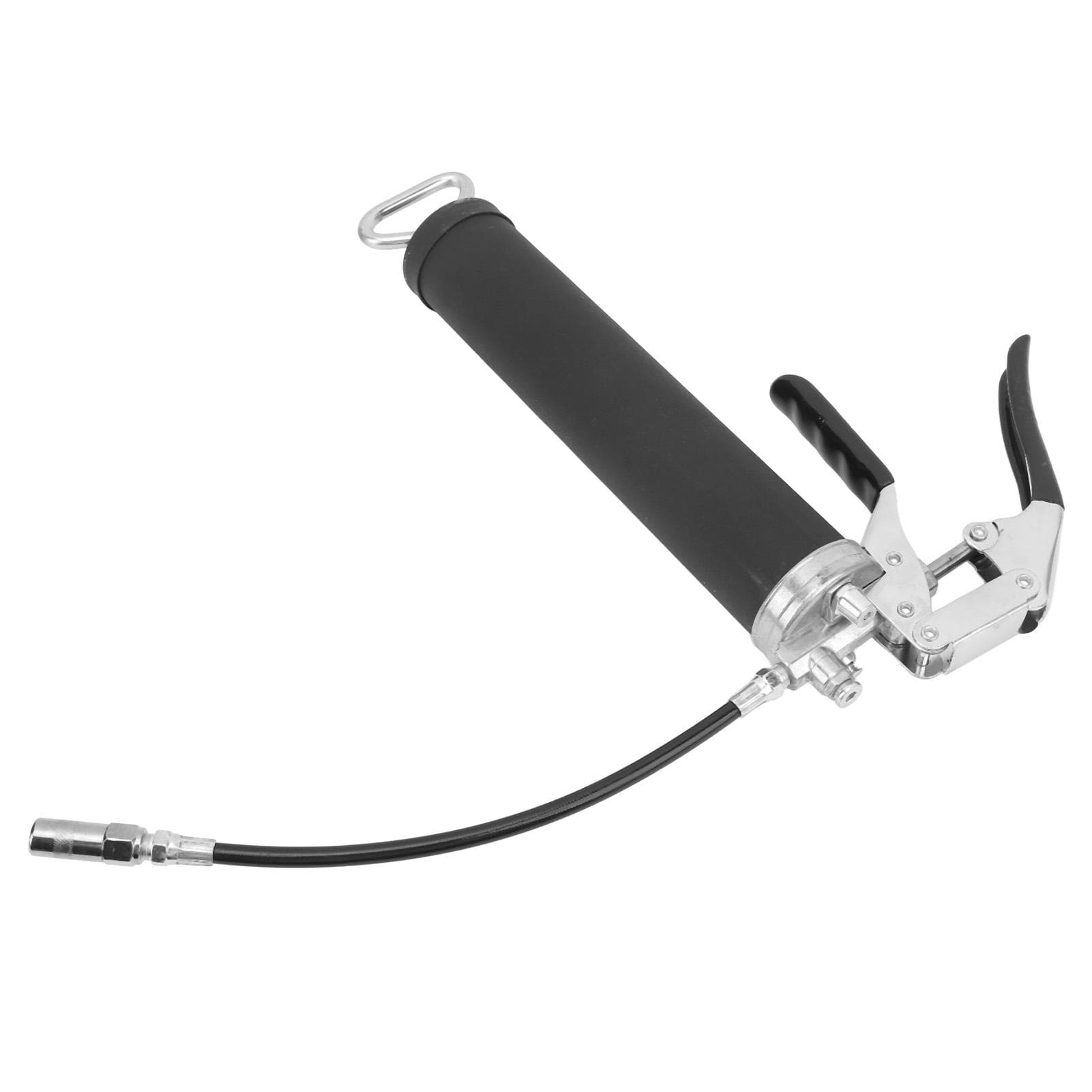 Heavy Duty Pistol Grip Grease Tool with 12in Hose 3000 to 6000PSI 14oz Load Grease Coupler Tool