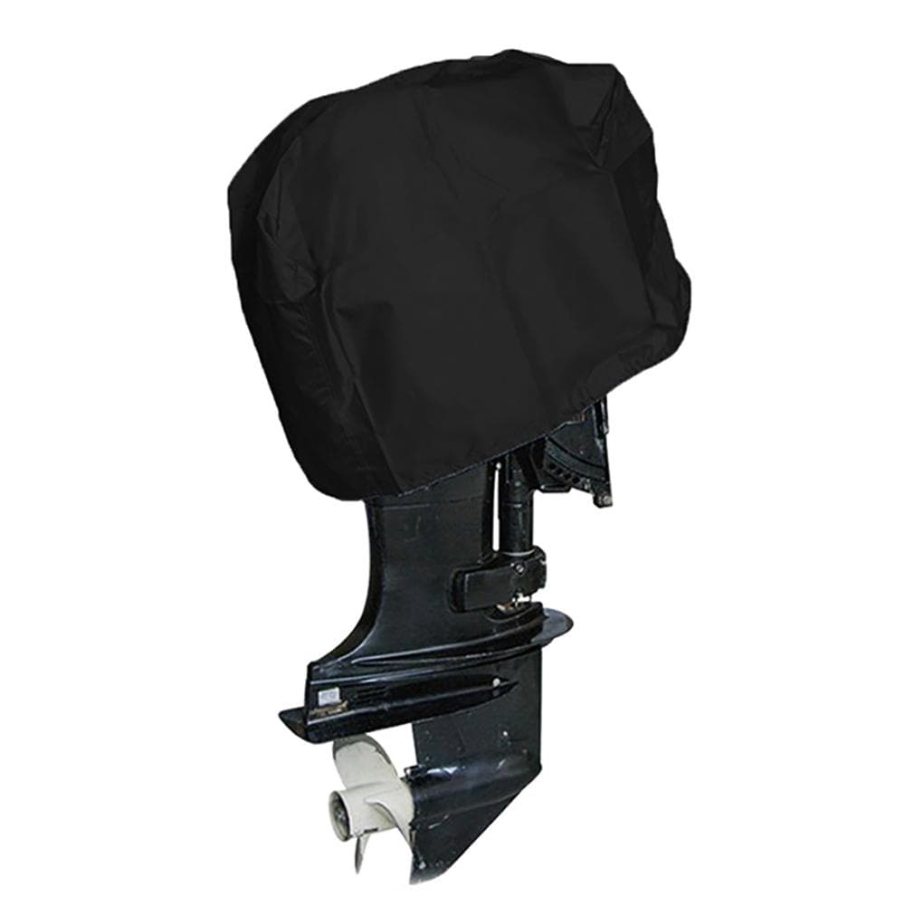 60 to 100 HP Boat Outboard Motor Engine Cover Thick Black Waterproof Trailerable