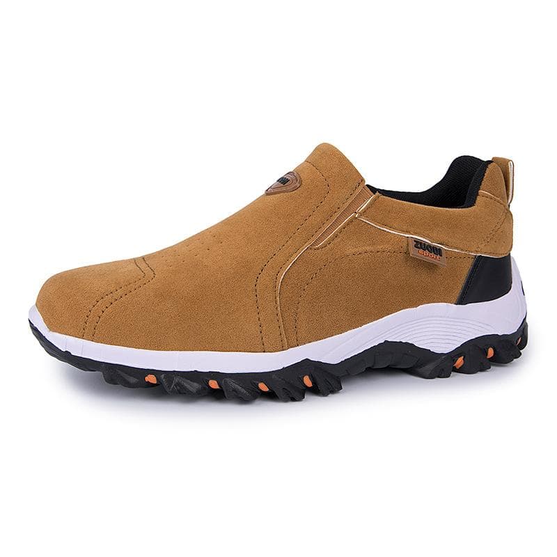 Large Size Men's Shoes Non-slip Wear-resistant Climbing Shoes Outdoor Low-top Shoes Breathable Climbing Shoes Casual Sports Slip On 49 yellow